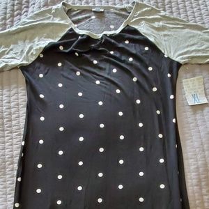 XL Lularoe Polka dot Julia NWT